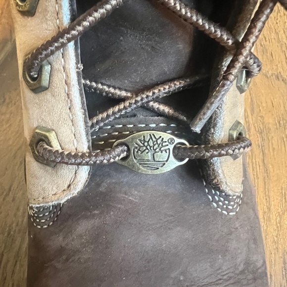 Timberland Two Tone Brown Waterproof Boots Size 7M - Picture 9 of 16